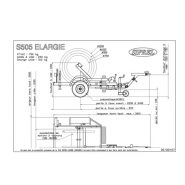 S 505 L - Remorque Porte-Touret SIPREL - Charge utile 510 Kg - ø 750 à 1400 mm - PTAC 750 Kg_4