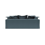 Canapé-lit design convertible Pascala 200x140 cm - Tissu Vivus Dusty Blue - Innovation Living_4
