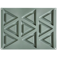 Triangolo - Moule en silicone Gourmand Pavoni Italia - 9 empreintes_4