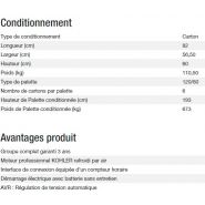 Technic 7500 TE AVR groupe électrogène - Kohler - 6,50 kW - 8,10 kVA - 400 V - 50 Hz_4