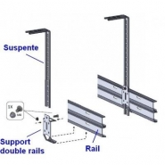 Kit Meccano - Ensemble de fournitures Spadone pour suspentes de rails et moteurs_4