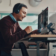 Micro-casque Poly Voyager Focus 2 USB-C-C + adaptateur USB-C/A + base de chargement_4