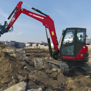 Midi-pelle Yanmar ViO80-1 - Compacte et performante pour travaux en zone urbaine_4