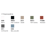 Siège d'accueil avec assise et dossier en Polypropylène et fibre de verre_4