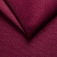 Canapé convertible express CAPRI - Couchage 140x197 cm - Matelas 16 cm - Accoudoirs stylisés - Velours bordeaux - Fabrication italienne_4