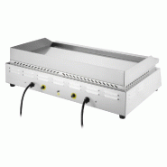 Plancha électrique en chrome double zone L 790 mm - Buffalo - JE876_4