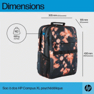 Sac à  dos HP Campus XL Tie Dye_4