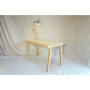 9006 - Bureau droit design en bois réversible avec mât pour éclairage - Openwood - Made in France - démontable à la main_4