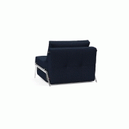 Fauteuil design convertible INNOVATION LIVING CUBED 02 - 90x200 cm - Tissu Mixed Dance Blue_4