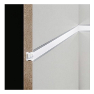 Profilé aluminium encastré 2m avec diffuseur opale - Référence PROFALENC_4