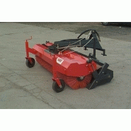 Balai Ø 510 mm monté sur moyeu acier pour usage industriel