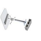 Miroir routier en inox avec dispositif ANTIGIVRE ET ANTIBUÉE - Diamètre 600 mm - Réflecteur en Inox Poli - Vision à 90°_4