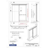 Porte de chambre froide avec options de revêtements et coloris variés