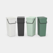 Poubelle Brabantia Sort & Go - 40 litres - Jade Green - Volume 40L - Fabriquée en Belgique_4