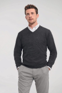 Pullover homme col V classique - Russell - Réf: RU710M - 50% coton / 50% polyacrylique - Plusieurs tailles et couleurs disponibles_4