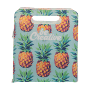 Organisateur de bureau en feutrine RPET - impression quadri, poignées découpées, label RPET_4