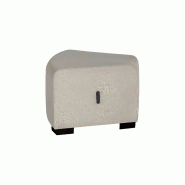 Pouf angulaire 1 place beige sahara_4