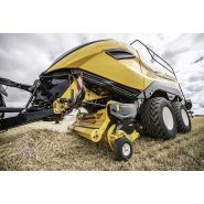 Presse à balles carrées New Holland avec panneaux latéraux à ouverture facile