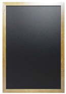 Ardoise menu murale - cadre bois - petit format - 630 x 430 mm - 2 kg - Fabrication française_4