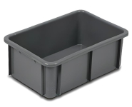 Bac de manutention - Polyéthylène - Lot de 10 - Résistance aux chocs et UV - Températures -20°C à +60°C_4