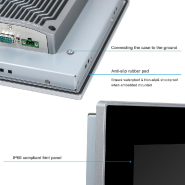 Panel PC industriel fanless 13,3 pouces Full HD tactile capacitif IP66 - EVI-133WAC_4