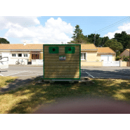 Colonne aérienne d'apport volontaire polytri bois_4