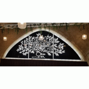 Enseigne lettres découpées  en pochoir Dibond lumineux rétroéclairé - Blanc_4