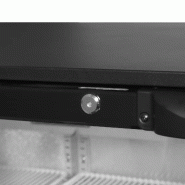 Arrière bar réfrigéré 3 portes DB301H-3 noir TEFCOLD_4