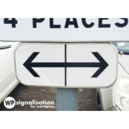 Panonceau prescriptions stationnement et arrêt M8f - signalisation directionnelle et additionnelle_4