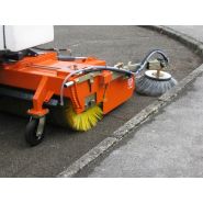 Godet balayeur M3 série DS - bac de ramassage hydraulique - brosse polypropylène Ø 660 mm_4