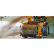 Hacheuse agricole C-kator avec rotor de coupe à 8 couteaux