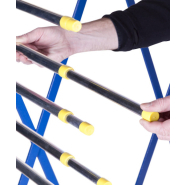 Chariot à étagère pour les pièces peintes avec 4 roulettes pivotantes robustes -  VARIOFLEX_4