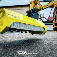 Outil de débroussaillage hydraulique pour pelles et tractopelles