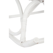 Chaise à bascule BYZA en rotin blanc - Design naturel et confortable - Dimensions L98 x H94 x P56 cm_4