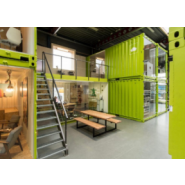 Container maritime 20 pieds open side high cube -Structure en acier CORTEN soudé - Occasion ou 1er voyage_4