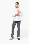 Chemise de travail homme en coton/élasthanne - Manches longues - Réf: K529 - Marque Kariban_4