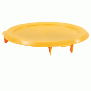Couvercle plat pour conteneur alimentaire HACCP 75L Gilac - Jaune_4