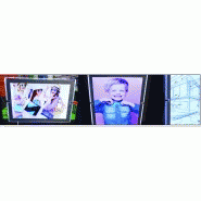 Porte-affiche lumineux à LED - Modèle double face - Formats A4 et A3 - Série 2021_4