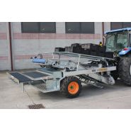 Récolteuse de légumes 4000 Foglia - Ortomec SRL - largeur de tête de récolte 120 à 180 cm - adaptable jeunes pousses et serres_4