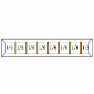 Saladette réfrigérée 7GN1/6 + 1GN1/9 positive 3 portes 380L ATOSA_4