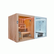 COMBI SAUNA HAMMAM BOREAL® SENSATION - 8 PLACES-360*160*210_4