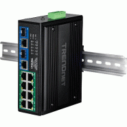 TRENDnet TI-BG108 Switch Rail DIN PoE++ 400W Gigabit industriel à 10 ports_4