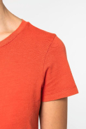 T-shirt écoresponsable délavé pour femme - 100% coton biologique - Réf : NS316_4