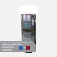 Station de lavage avec distributeur de lingettes auto