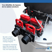 Adoucisseur d'eau 14l vanne canature complet avec accessoires - 1 à 3 personnes_4