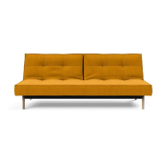 Canapé convertible INNOVATION LIVING SPLITBACK EIK - 115x200 cm - Tissu Elegance Burned Curry - Design scandinave_4