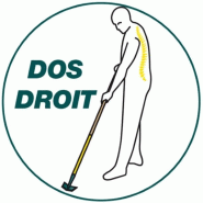 Ratissoire spécial gravillon avec manche ergonomique - lame 16 cm affûtée - bois PEFC 150 cm - Leborgne 211215_4