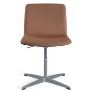 Koda Meeting - Chaise de bureau ergonomique - Sitis - Accoudoirs noir ou chrome - Base fixe en métal ou alu poli_4