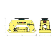 Plaque de compactage adaptable pour pelle de 5 tonnes - Ammann France - APA 55/56 avec système de vibration breveté_4