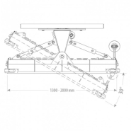 Lame à neige droite mécanique ou hydraulique - Série Légère pour petits à moyens engins avec attelage 3-points_4
